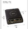 Picture of 1200W Induction Cooktop with Long-Lasting Crystal Glass Top and Premium Features